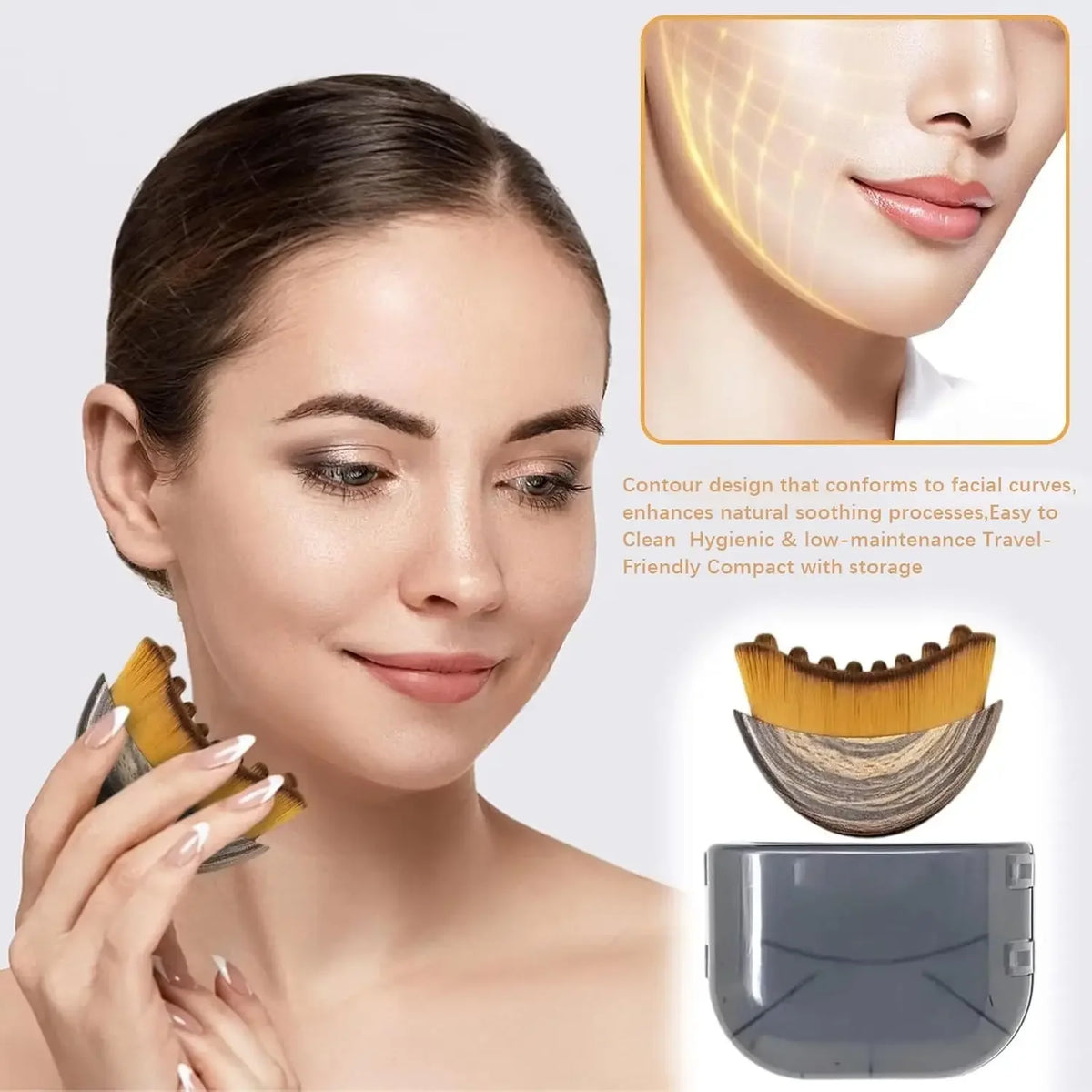 Facial Contour Massage Brush